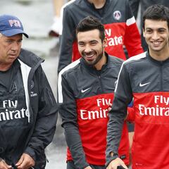 Pastore se reencuentra con Ancelotti: "Sacó lo mejor de mí"