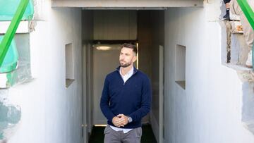 José Mari en El Palmar, el feudo del Sanluqueño. Foto: Atlético Sanluqueño.