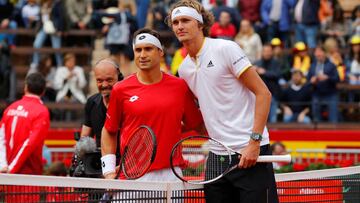 Ferrer y Zverev.