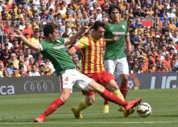 Lionel Messi t Aymeric Laporte