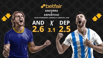 FC Andorra vs. Deportivo de La Coruña: horario, dónde ver, pronósticos y clasificación
