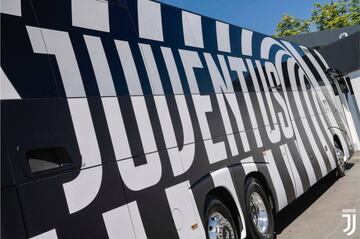Nuevo autobús de la Juventus para la temporada 2018-2019.