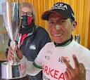 Nairo, líder: "He llorado en silencio y salido para adelante"