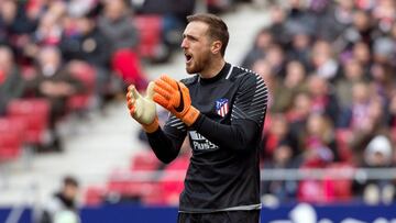 Oblak, en el Atl&eacute;tico-Celta.