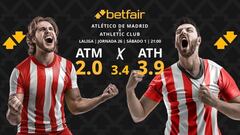 Atlético de Madrid vs. Athletic Club de Bilbao: horario, dónde ver, pronósticos y clasificación