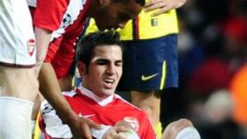 Fábregas estará de baja seis semanas