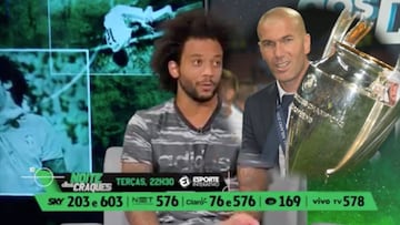 Marcelo cuenta qué dijo Zidane en el descanso de la Duodécima