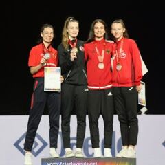 Alma Pérez, subcampeona de Europa; Adriana Cerezo, bronce