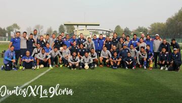 Cruz Azul realiza su último entrenamiento previo a la final