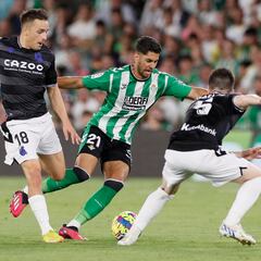 Betis 0 - Real Sociedad 0: resumen y resultado del partido