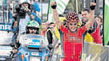 Óscar Sevilla en la Volta.