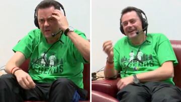 A Roncero le estaba lloviendo una bronca colosal de Iturralde y justo llegó la locura con el 1-0