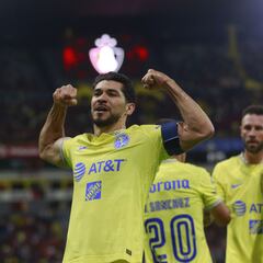 Quiénes fueron los anotadores del América 7-0 Cruz Azul en Liga MX