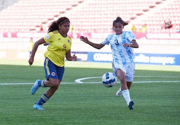 Colombia vs Argentina, Sudamericano Femenino Sub 20.