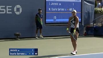 Los mejores puntos de Camila Osorio en su debut de US Open