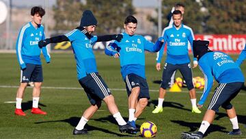 Isco hizo parte del entrenamiento de este viernes con el grupo.