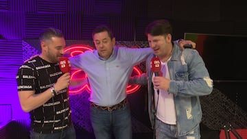 Roncero irrumpe en plena entrevista con Andy y Lucas y esto dicen sobre el Real Madrid y Guardiola