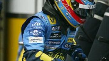 <b>REVÉS. </B>Alonso no llegó a ameta por primera vez esta temporada.