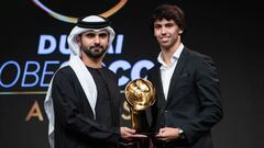 João Félix gana el Globe Soccer de Dubai como mejor jugador joven de 2019