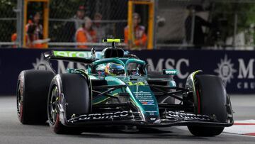 Fernando Alonso (Aston Martin AMR25). Las Vegas, Estados Unidos. F1 2025.