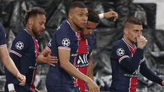 Neymar, Mbapp&eacute;, Marquinhos y Verratti.