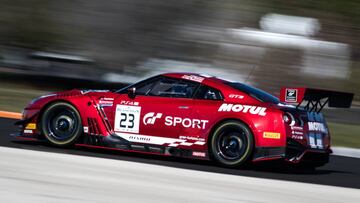 El Nissan GT-R Nismo GT3 de Lucas Ord&oacute;&ntilde;ez para las Blancpain Series. 