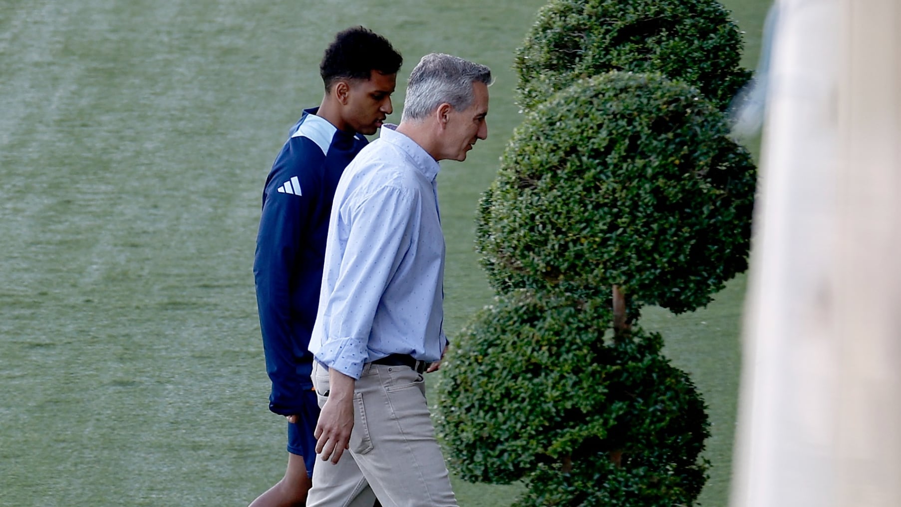 ¡Rodrygo se marcha del entrenamiento!