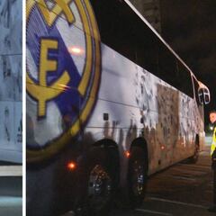 El 'look hipster' de James en la concentración previa al derbi