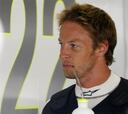 Button es sancionado económicamente por exceder el límite de velocidad del ''pit lane''
