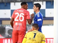 Yerry Mina defendido por su agente tras combate con Álvaro Morata