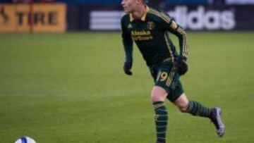 Jorge Villafaña con los Timbers de Portland.