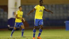 Sacko, en un amistoso con Las Palmas.