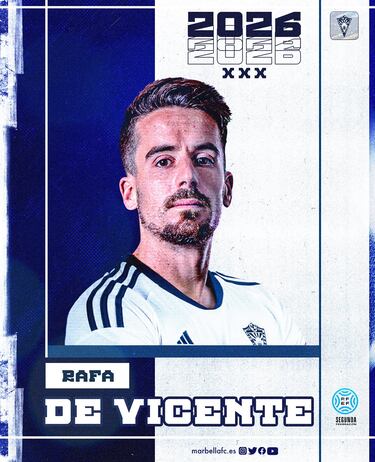 Rafa de Vicente, ex de Murcia, Recre, Racing y Depor, ficha por el Marbella