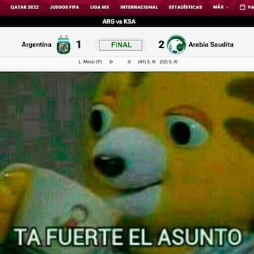 Los memes no tienen piedad con la Argentina de Messi