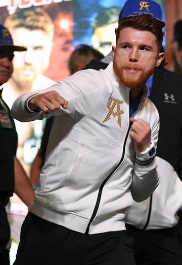 El pesaje Canelo-GGG en imágenes