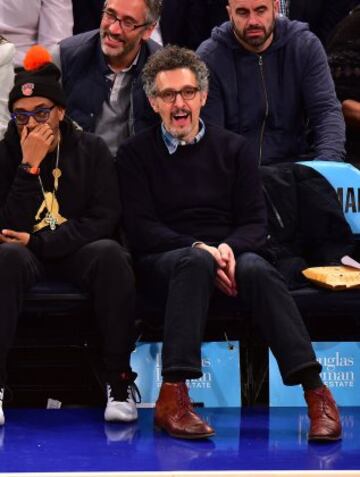 Spike Lee y John Turturro en el Madison Square Garden.