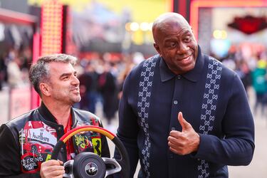 Magic Johnson, ex baloncestista estadounidense.