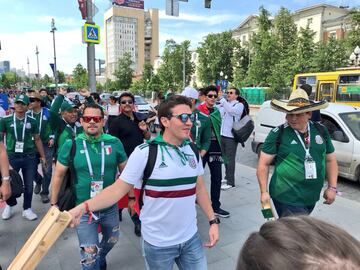 México vs. Suecia: El ambiente y color previo al partido