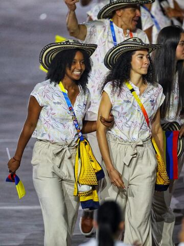 Así fue la participación de la delegación de Colombia en la ceremonia de inauguración de los Juegos Panamericanos de Santiago