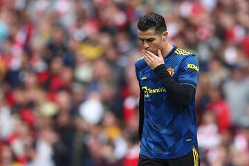 El delantero portugués del Manchester United ha anotado un gol en el duelo frente al Arsenal y se lo ha dedicado a su hijo recientemente fallecido.