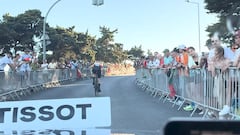 Una contrarreloj de La Vuelta como nunca la has visto