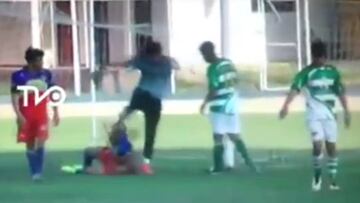 Lo + visto: la patada criminal que escandalizó al fútbol chileno