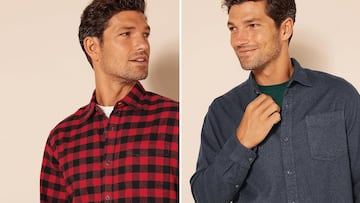Camisa de franela a cuadros de Amazon Essentials para hombre