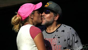 Maradona y Rocío Oliva.