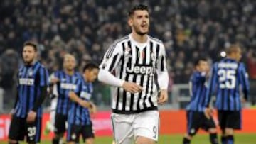 Morata, autor de dos goles ante el Inter.