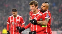 Manita del Bayern a un Besiktas que jugó con diez desde el 16'