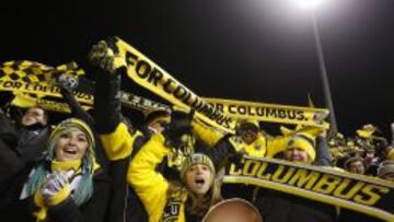 Aficionados del Columbus Crew.