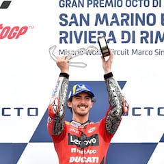 Bagnaia: "Ha sido más difícil ganar aquí que en Aragón"