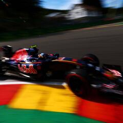 El Toro Rosso de Carlos Sainz, el más lento en Bélgica