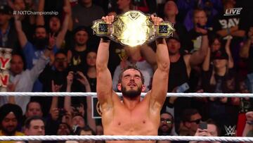 Johnny Gargano tras ganar el Main Event del NXT TakeOver: New York.